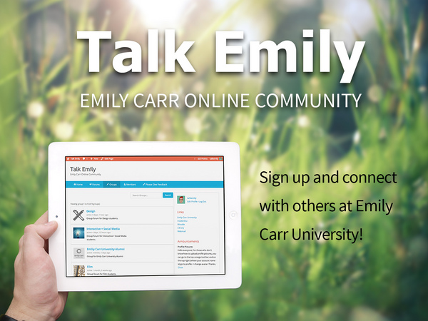Talk Emily | Emily Carr Online Community